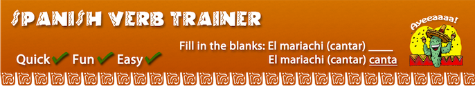 spanish verb training